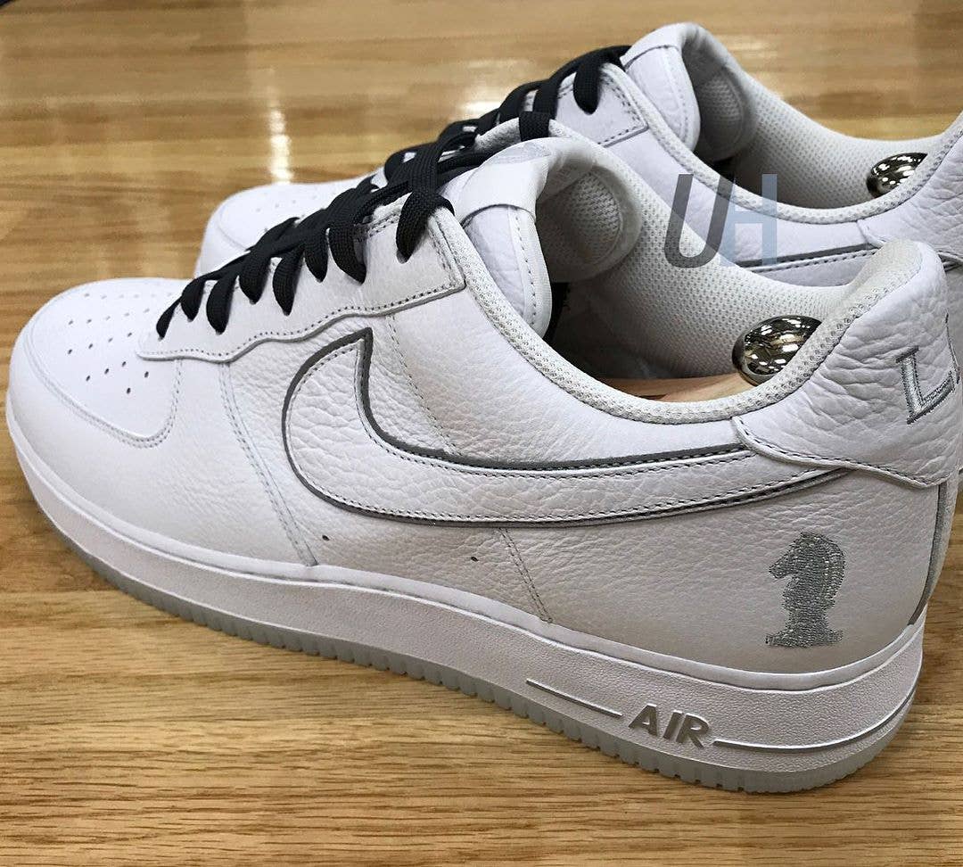 LeBron James Previews Nike And Off-White Air Force 1 In University