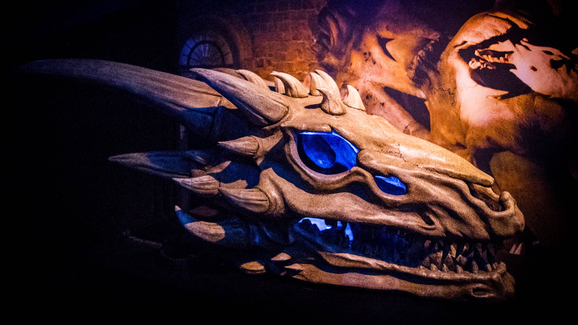 Dragon skull from Game of Thrones touring exhibition.