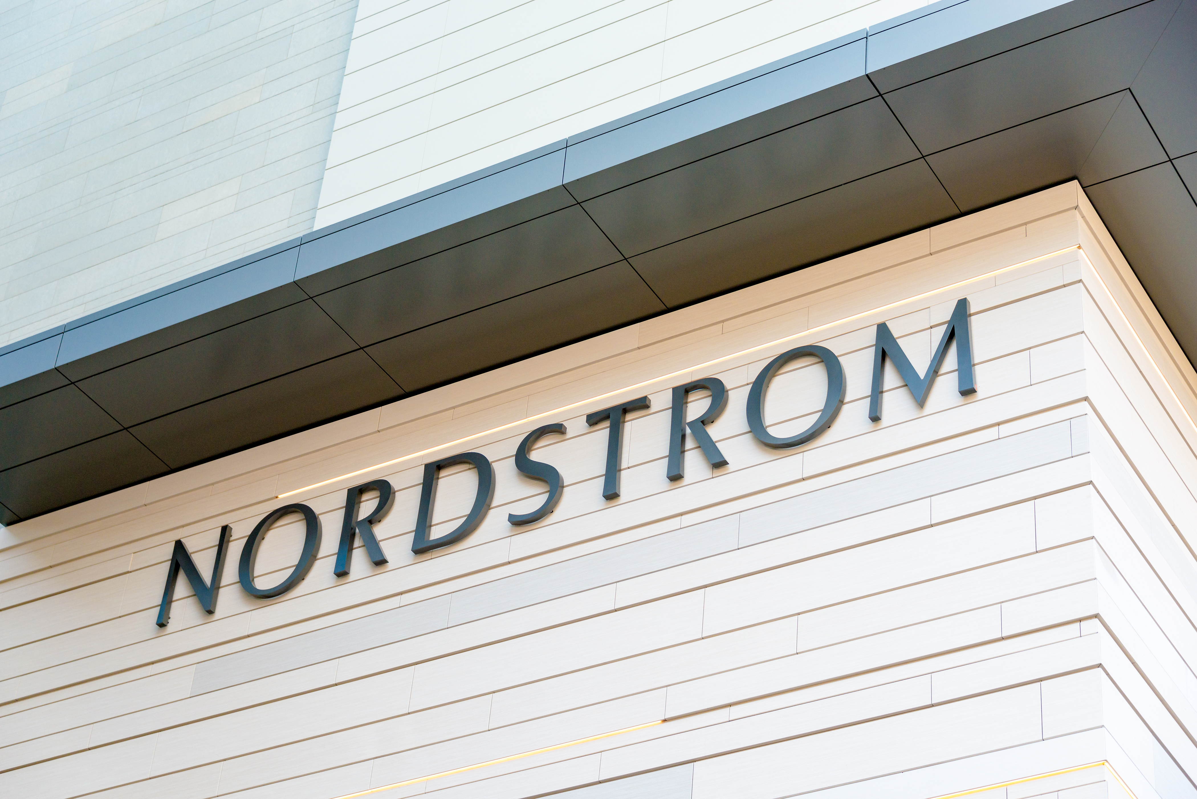 The Nordstrom store logo is pictured