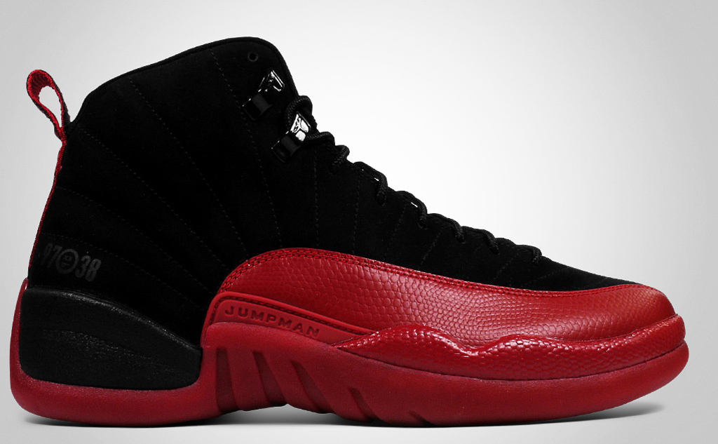 Air Jordan 12 &quot;Flu Game&quot; Black/Varsity Red