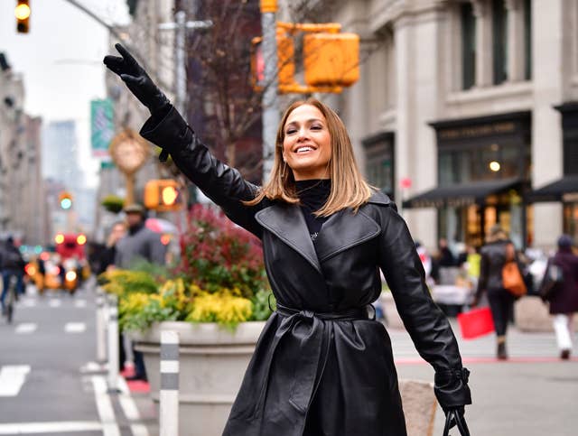Jennifer Lopez seen on location for 'Second Act'