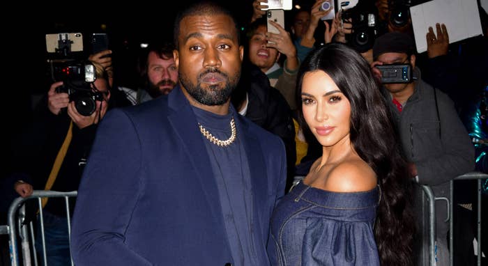 Kanye West and Kim Kardashian in better days