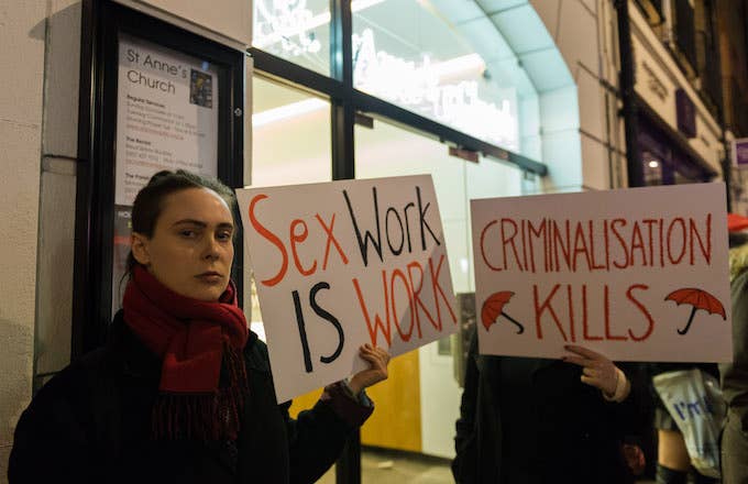 Sex work legalization signs