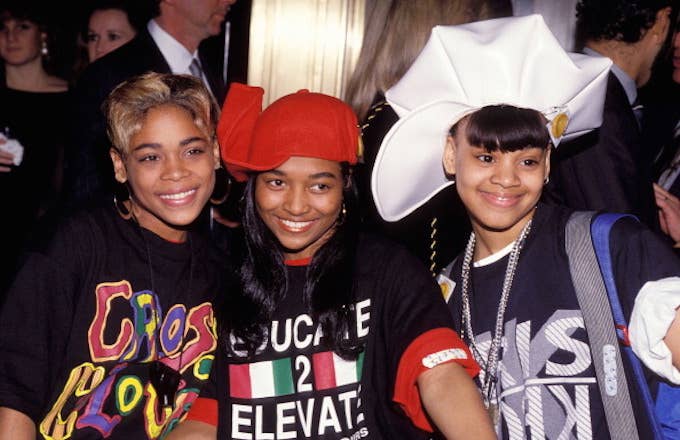 TLC during Lisa 'Left Eye' Lopes of TLC Killed in Car Accident in Honduras