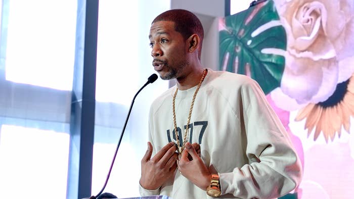 Young Guru speaking at the DJ Khaled &quot;We the Best&quot; Press Conference at W South Beach