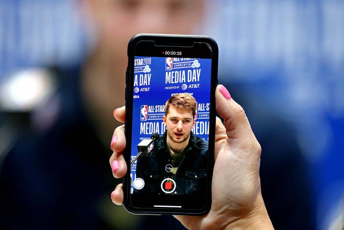 Luka Doncic Media Day All Star 2019