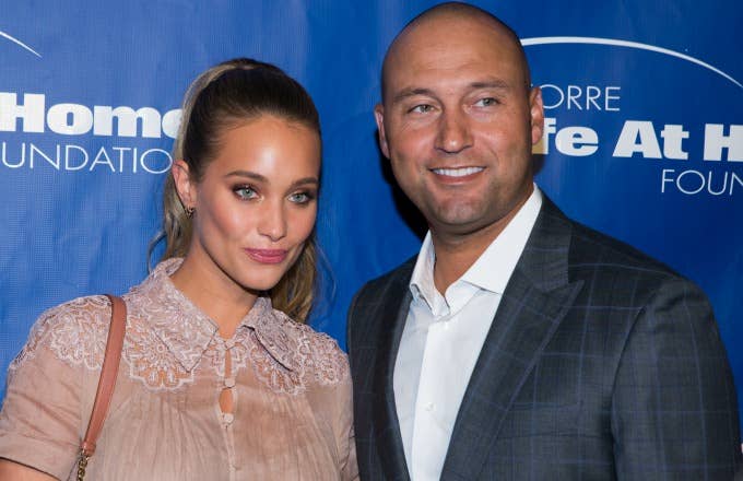 Derek Jeter and Wife Hannah Jeter Step Out Together in N.Y.C.