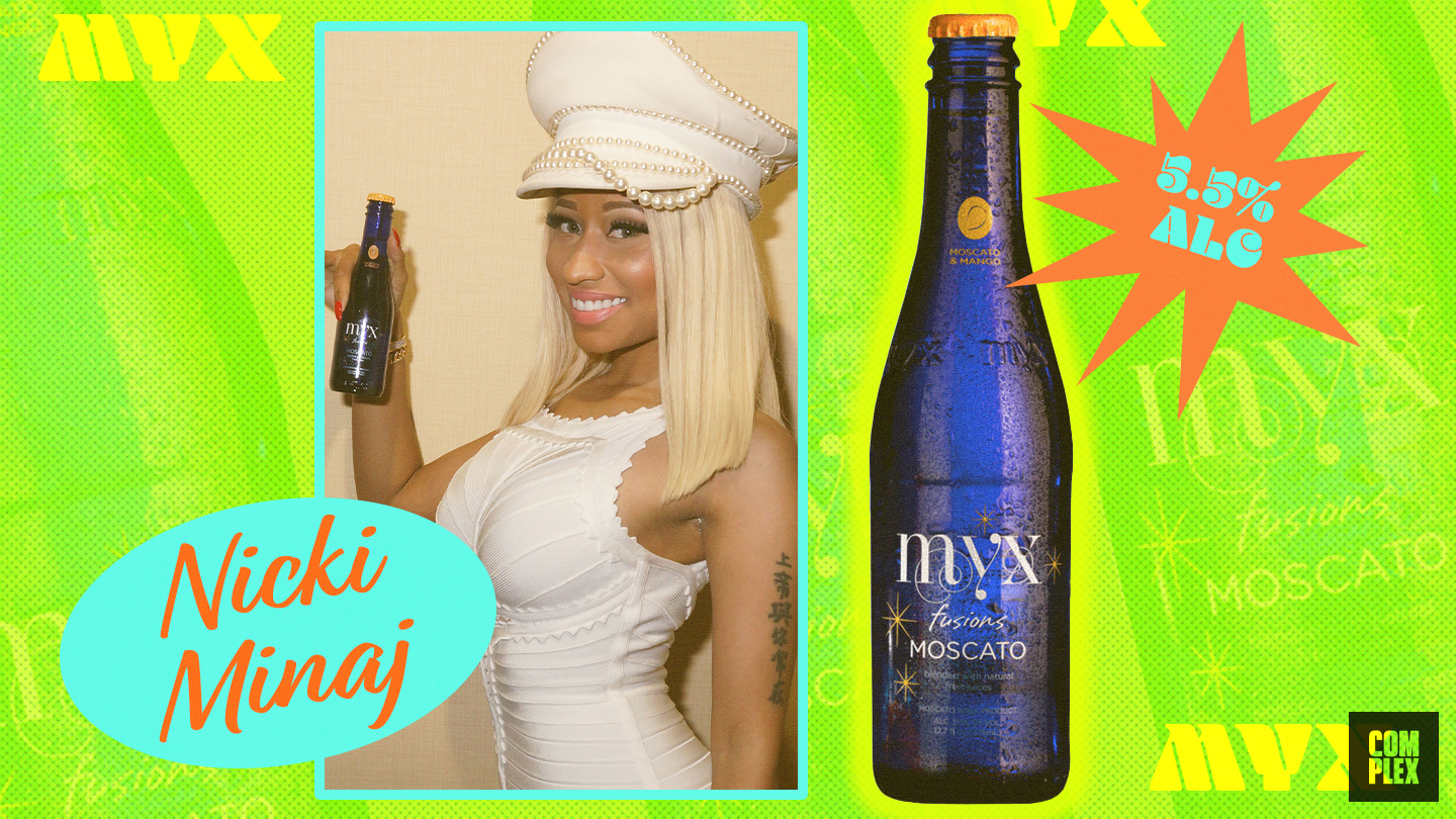 Nicki Minaj Myx Celebrity Liquor Brands