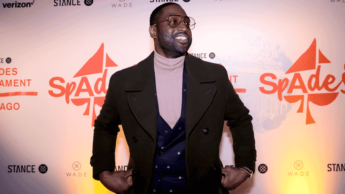 Dwyane Wade attends Stance Spades At NBA All Star 2020.