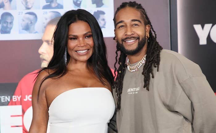 Nia Long and Omarion attend premiere of Netflix film &#x27;You People&#x27;