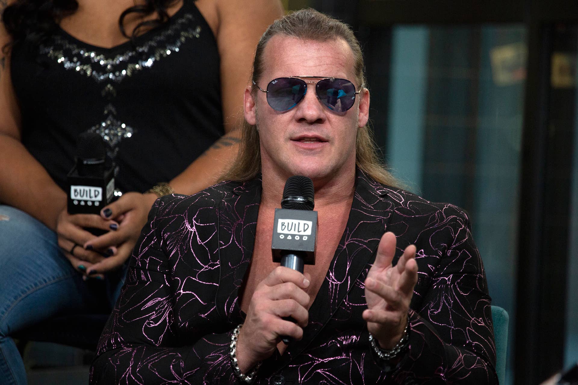 Chris Jericho visits Build Studio on October 04, 2019 in New York City.