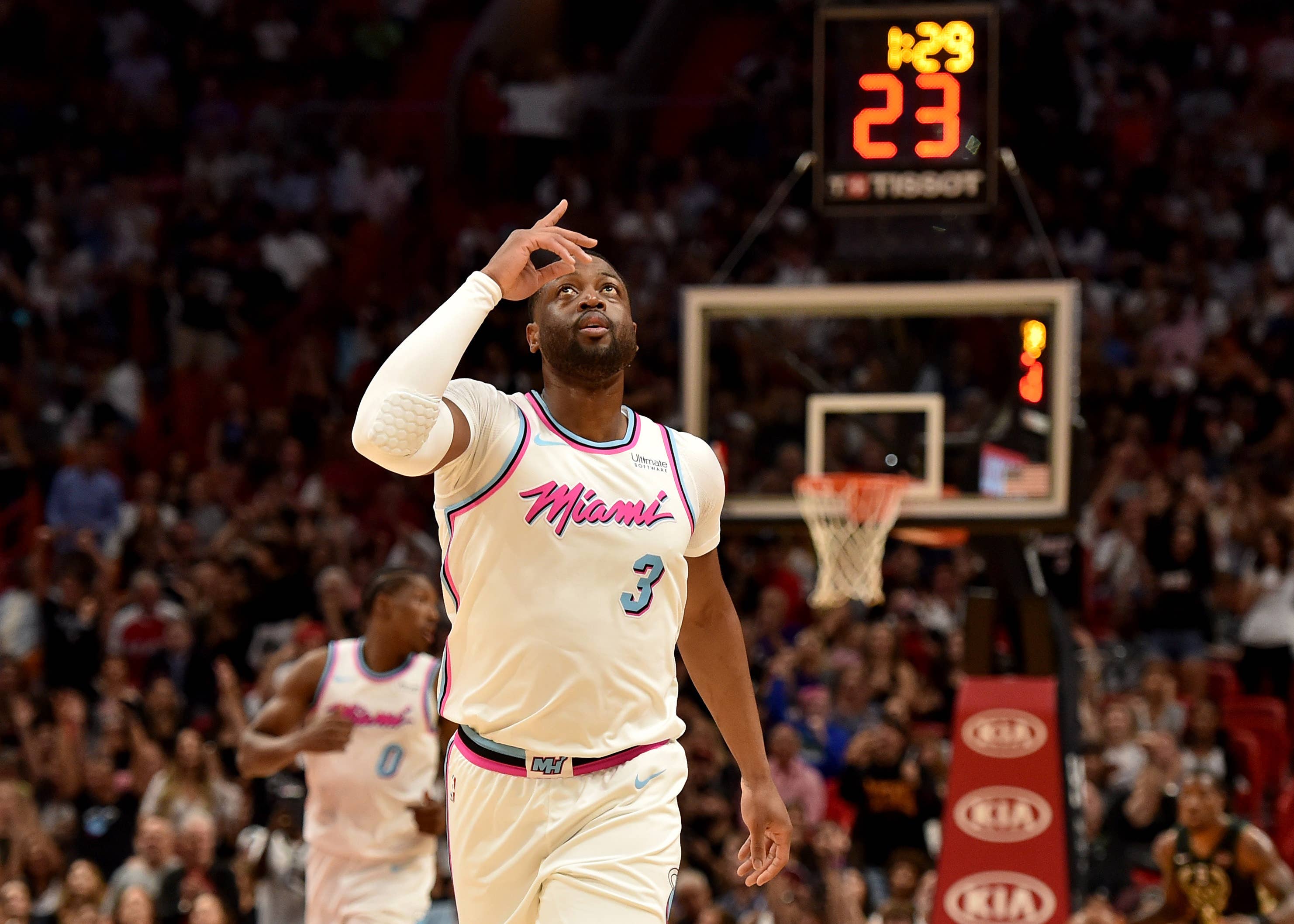 Dwyane Wade Miami Heat Return 2018
