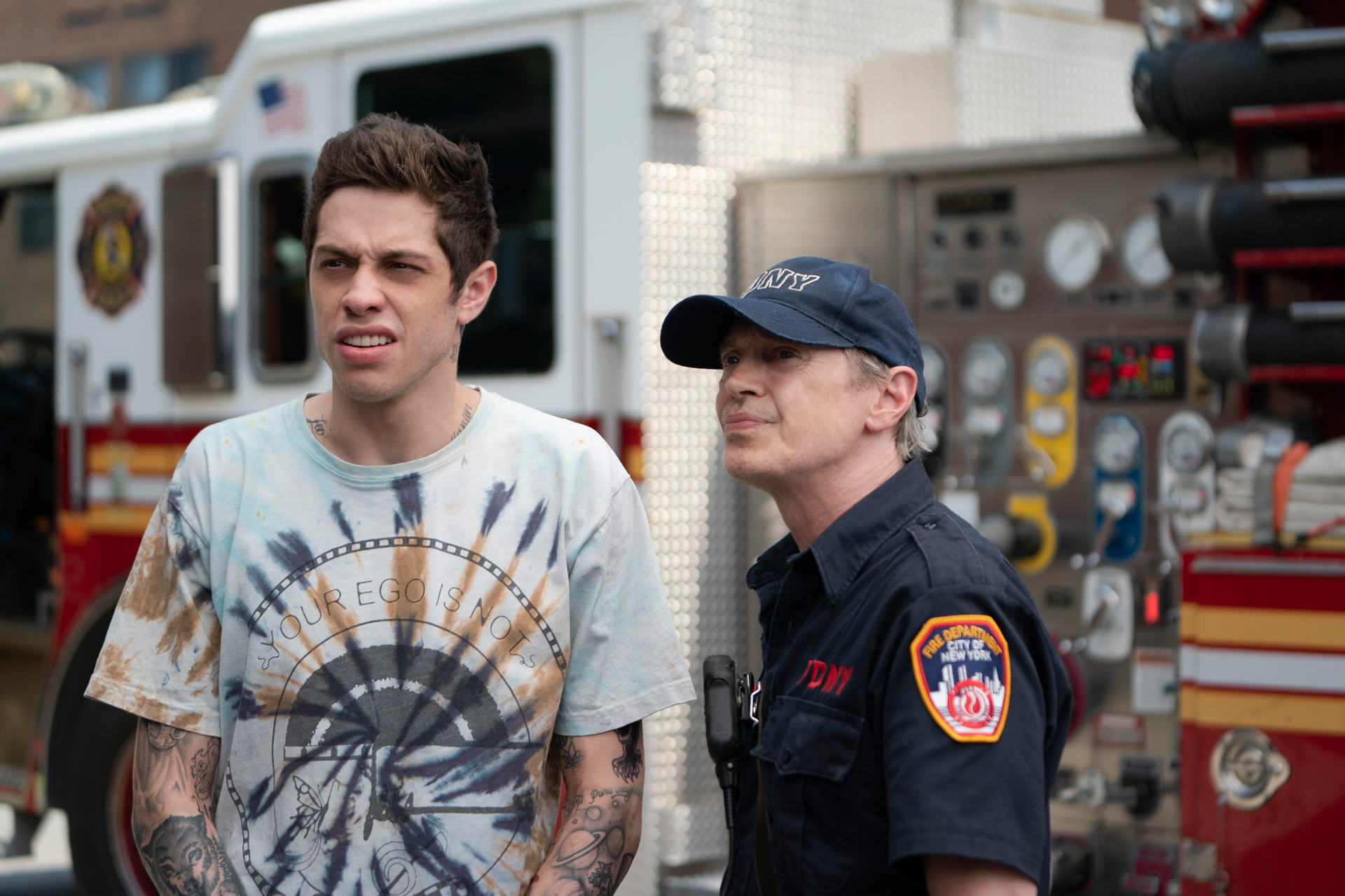 Pete Davidson and Steve Buscemi in &#x27;The King of Staten Island&#x27;