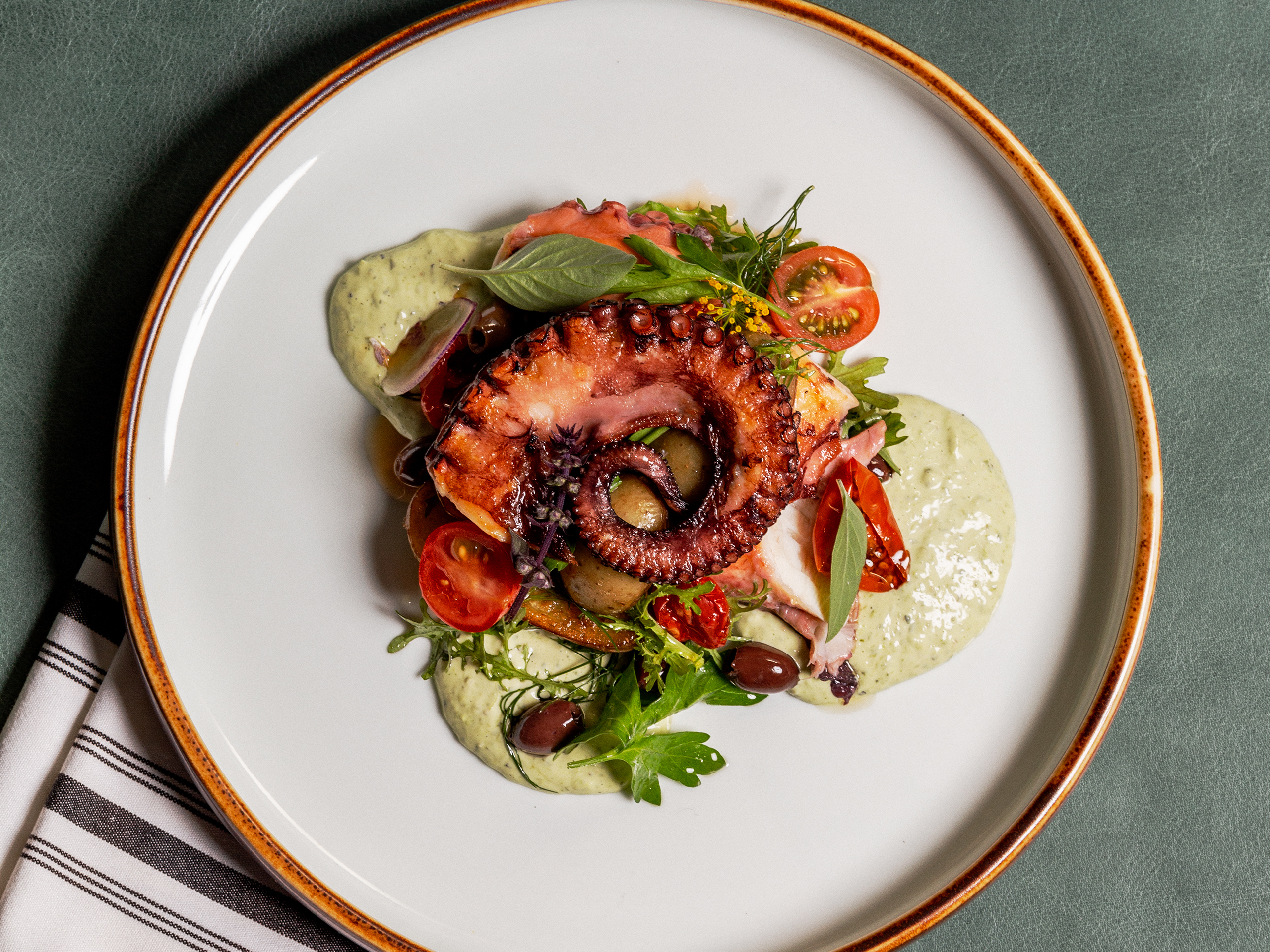 Blandino&#x27;s tasty plate featuring octopus