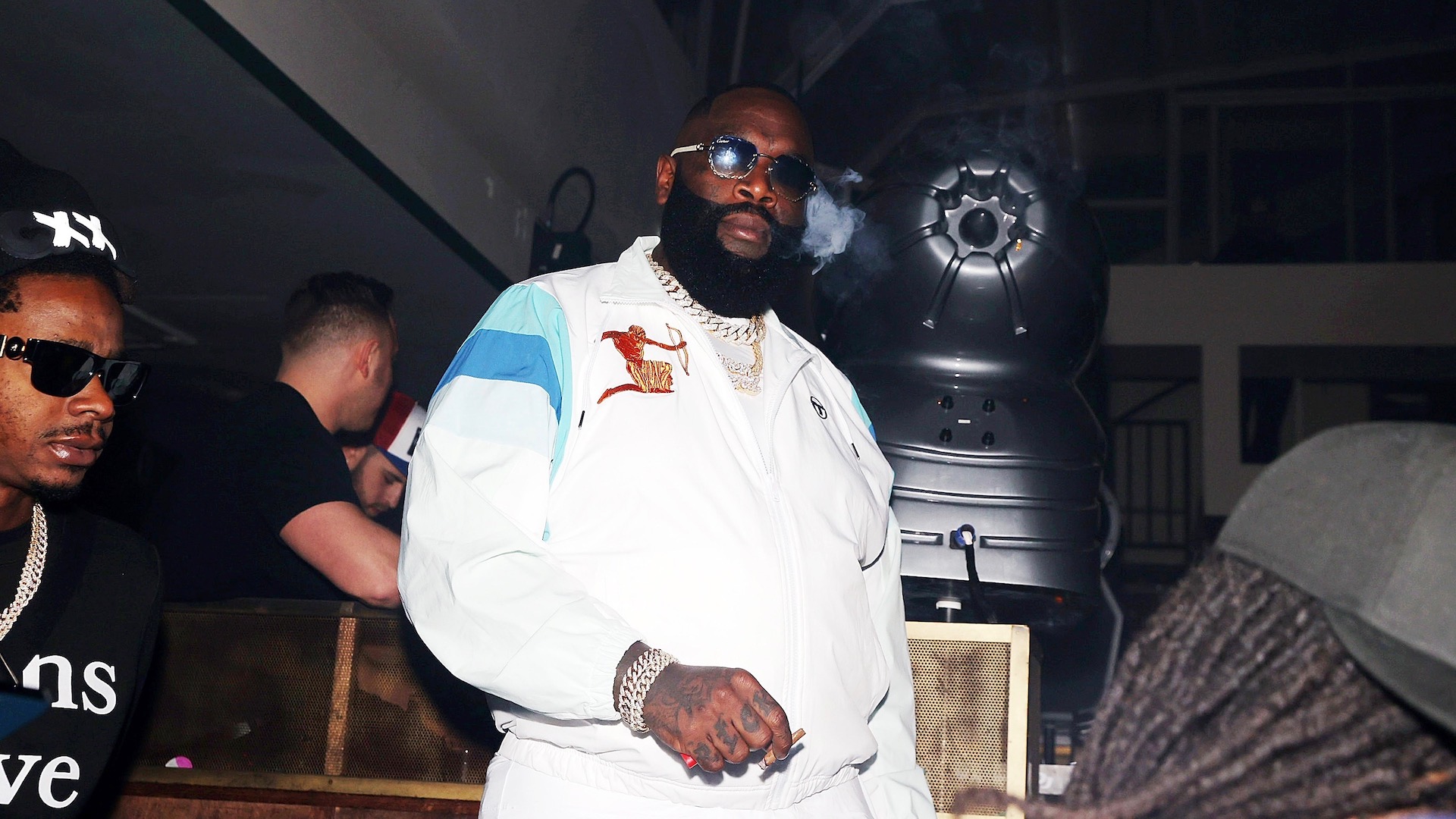 Rick Ross Car Show Promise Land Mansion Inaugural Debut