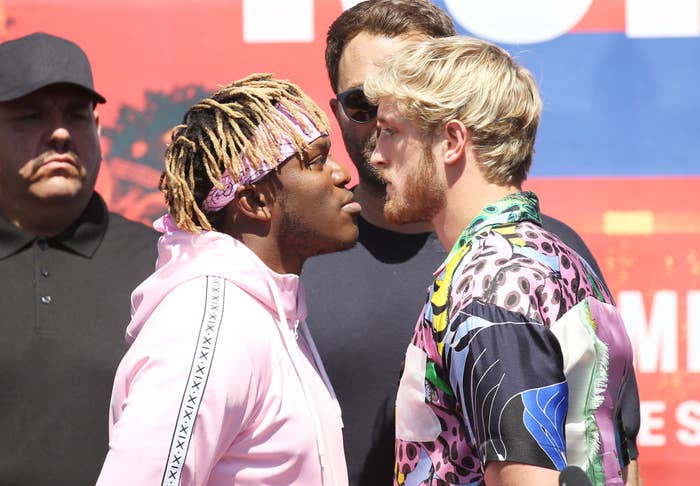 KSI Logan Paul September 2019 Getty