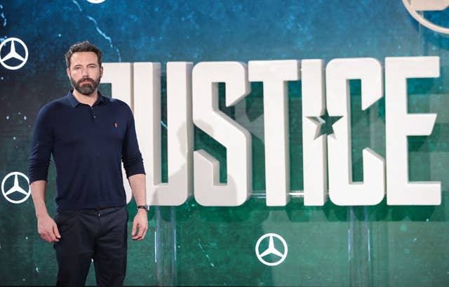 Ben Affleck during the 'Justice League' photocall