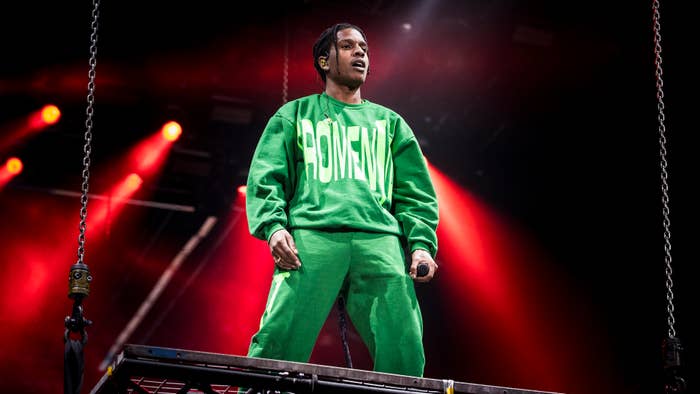 A$AP Rocky performs live in concert at the Ericsson Globe Arena
