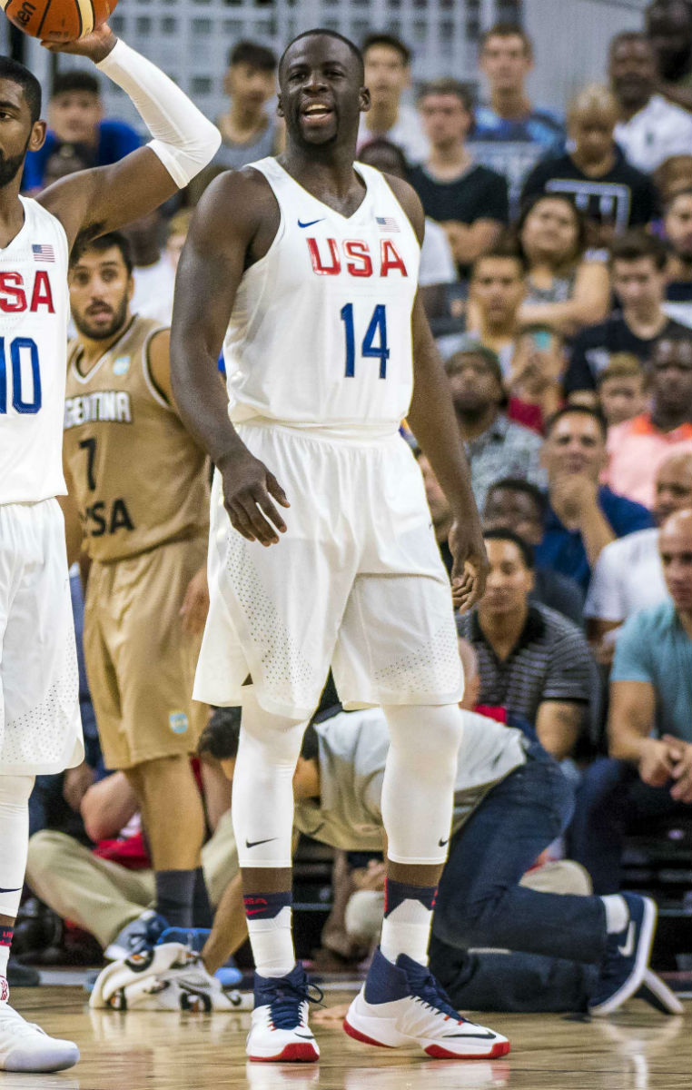 Draymond Green Wearing the USA Nike Zoom Clear Out