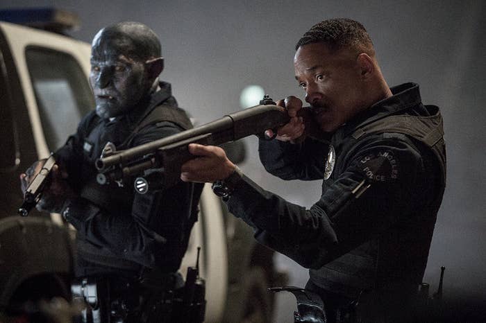 Will Smith and Joel Edgerton in Bright on Netflix