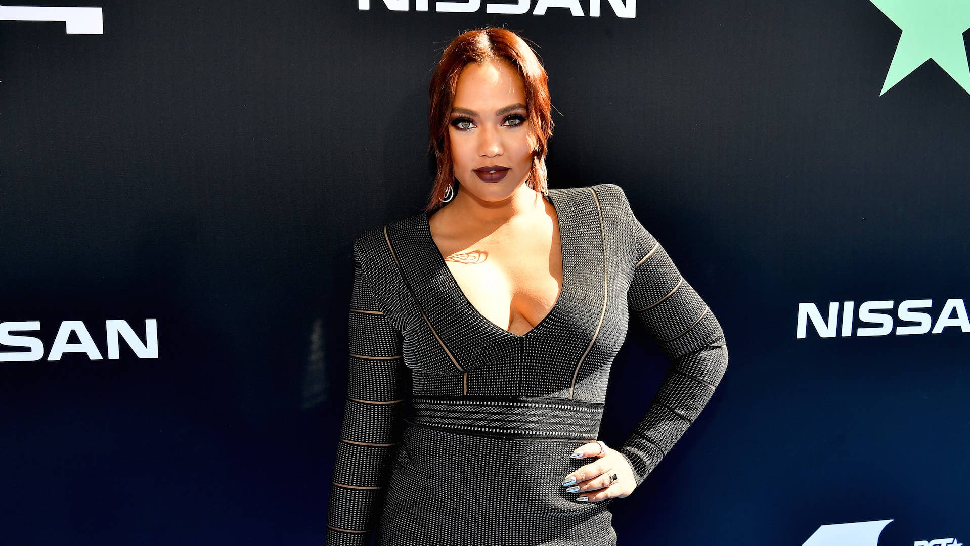 Ayesha Curry attends the 2019 BET Awards at Microsoft Theater