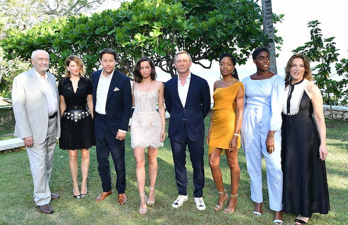 &quot;Bond 25&quot; cast and crew attend film launch.