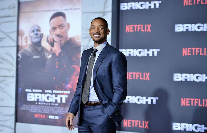 Will Smith at the premiere of &#x27;Bright&#x27;
