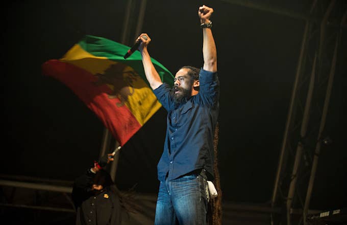 Damian Marley performs on stage during the second day of Cruilla Festival