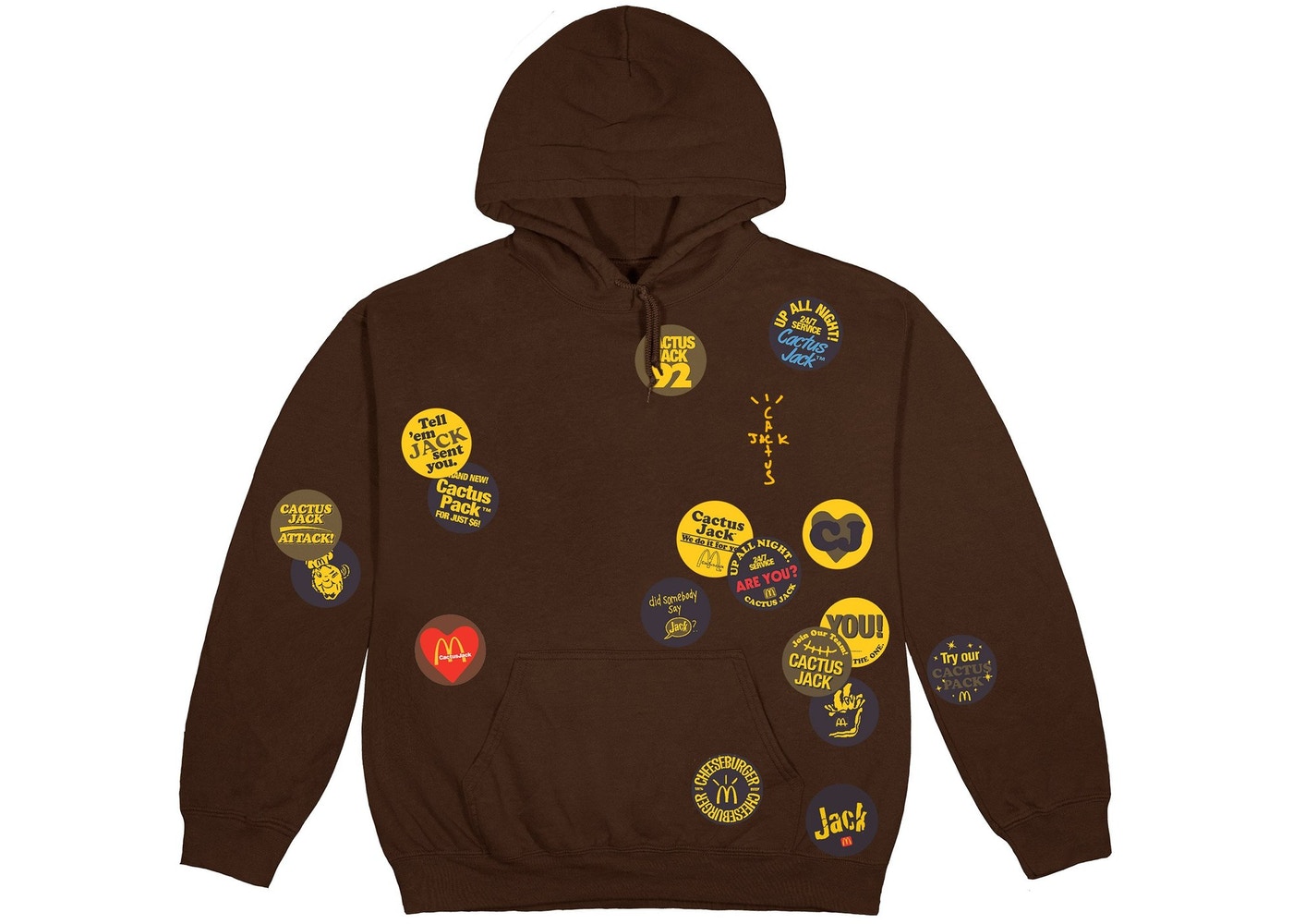 Travis Scott x McDonald&#x27;s Sticker Bomb Hoodie