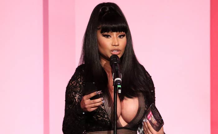 Nicki Minaj speaks at Billboard Women In Music event