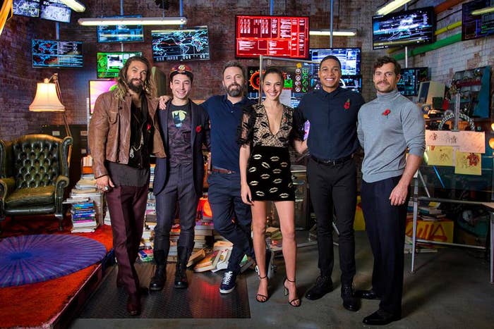The cast of &#x27;Justice League&#x27;