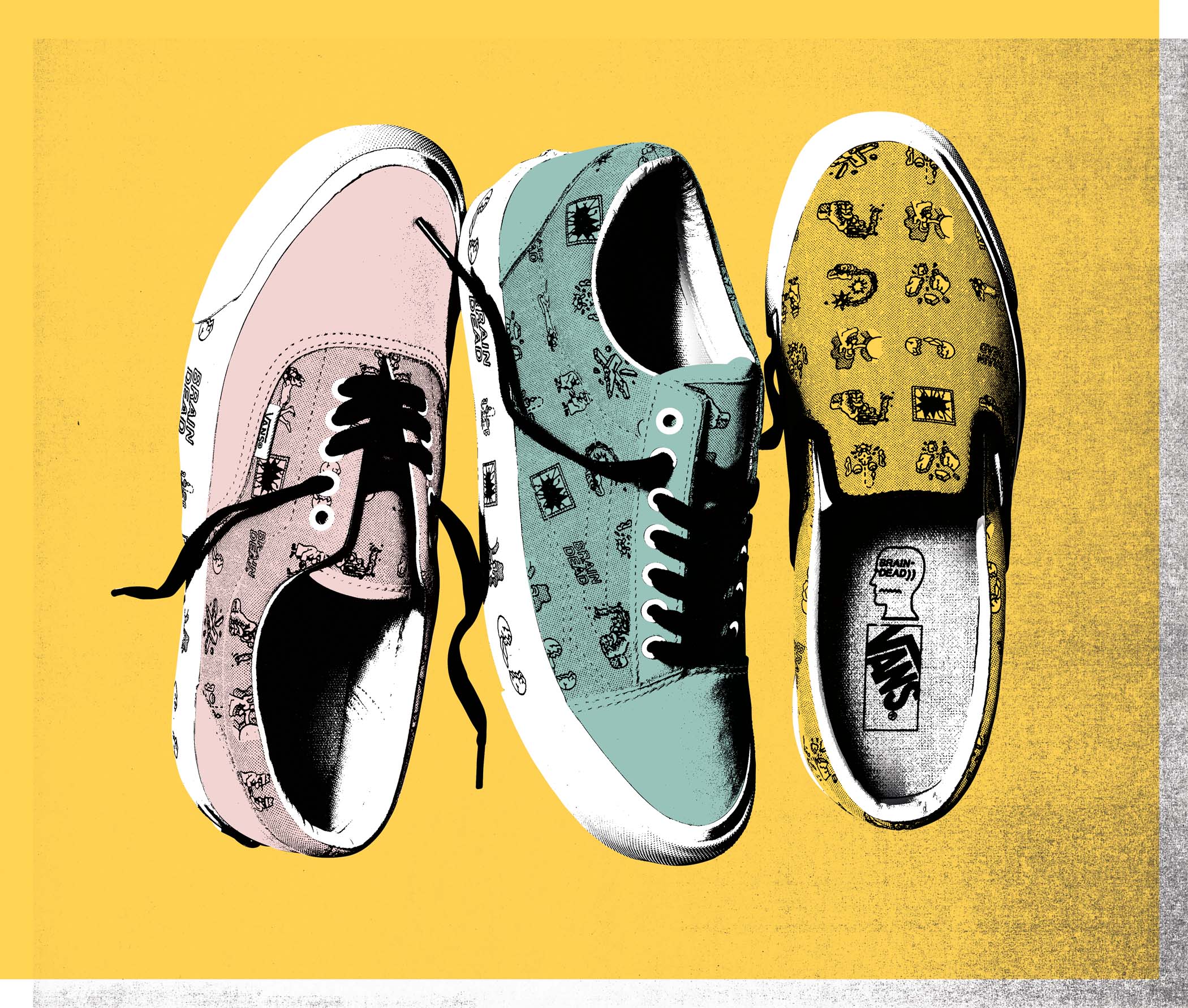 Vans vault shop x brain dead