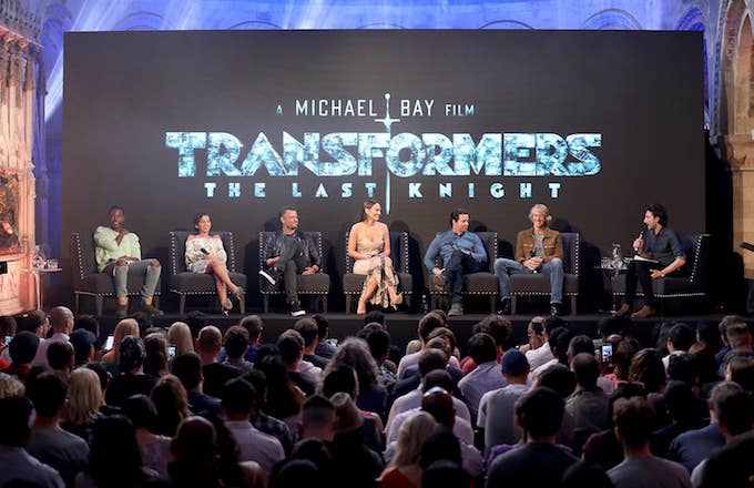 &quot;Transformers: The Last Knight&quot; cast attend a fan event.