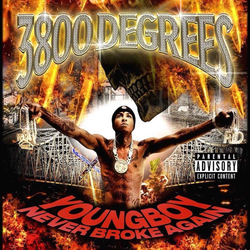YoungBoy Never Broke Again '3800 Degrees' cover