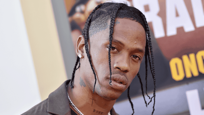 Travis Scott at the &#x27;Once Upon a Time in Hollywood&#x27; premiere.