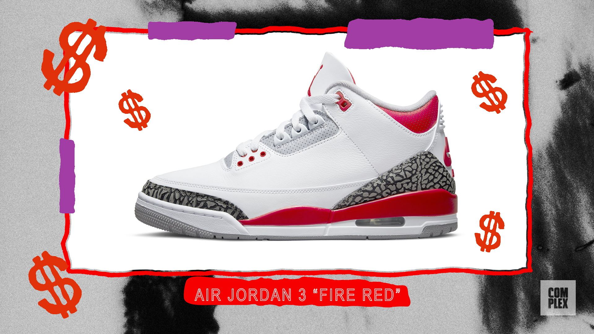 Air Jordan 3 &#x27;Fire Red&#x27;