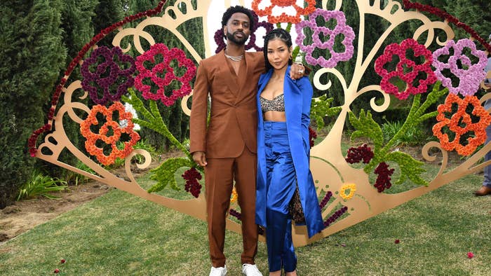 Big Sean and Jhené Aiko attend 2020 Roc Nation THE BRUNCH.