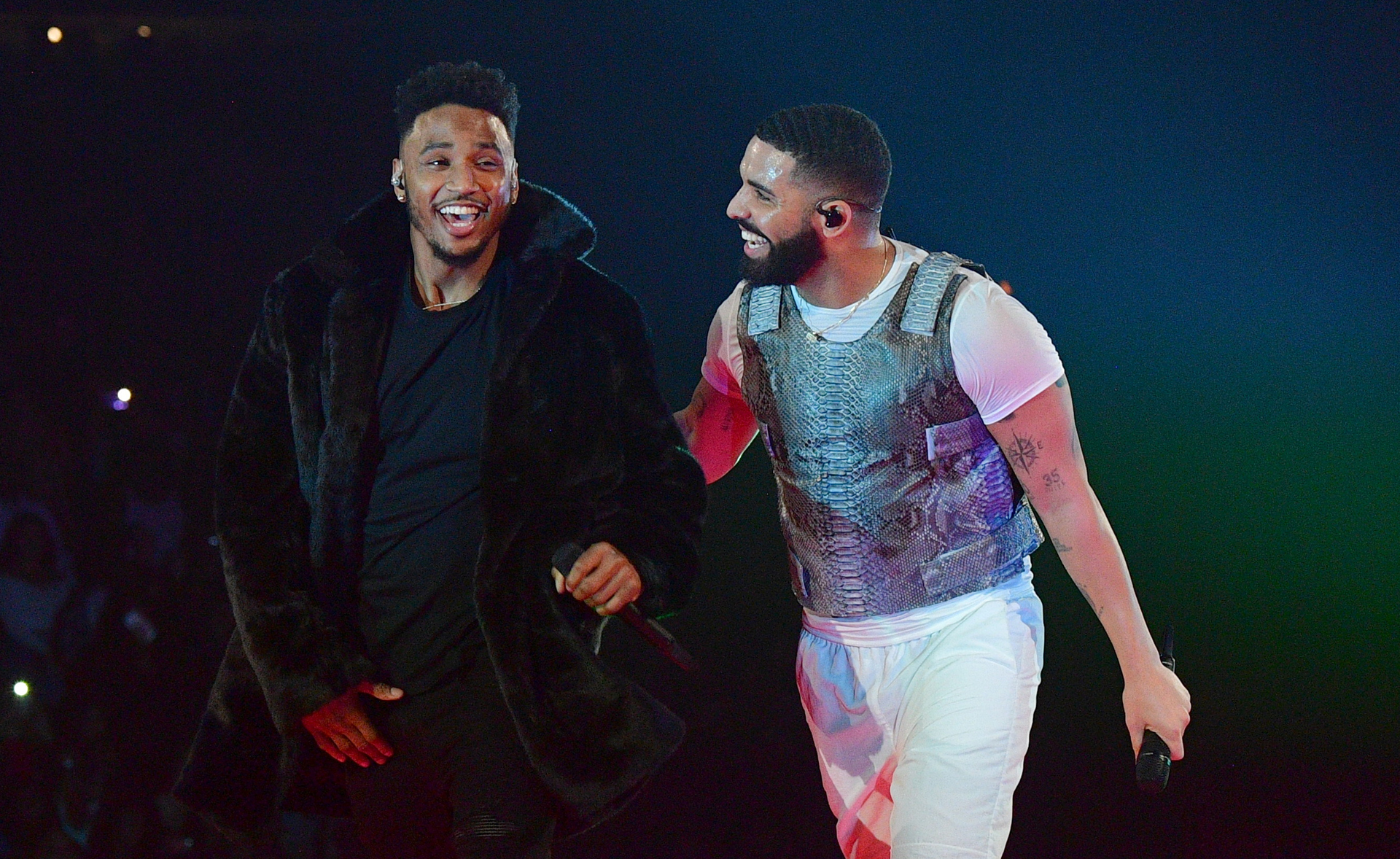 Trey Songz and Drake