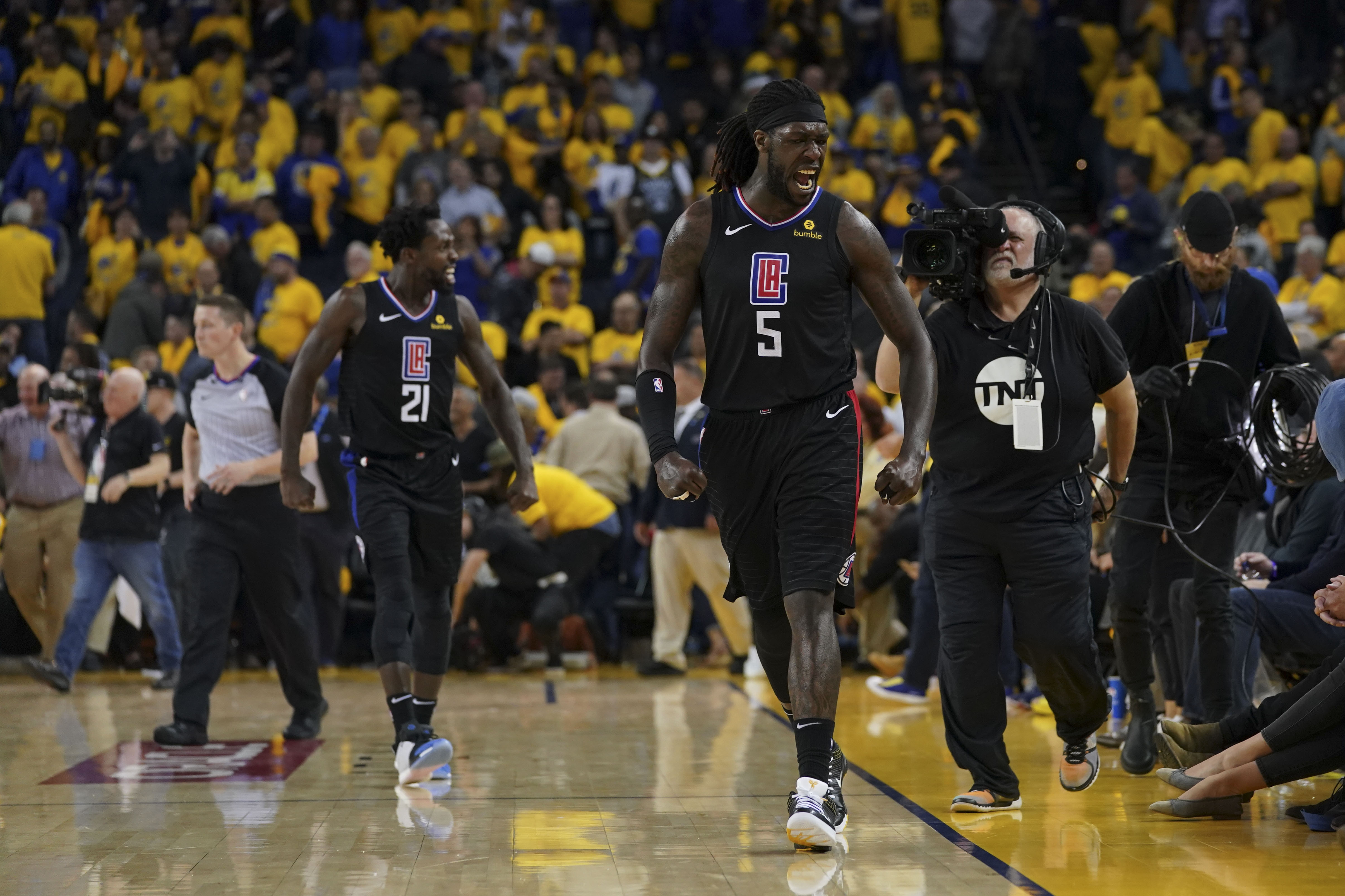 Montrezl Harrell Clippers Warriors Game 2 2019 Playoffs