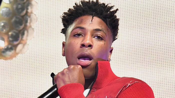 Rapper NBA YoungBoy performs onstage during Lil Baby &amp; Friends concert