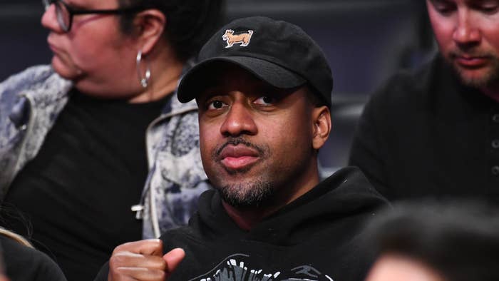 Jaleel White attends a basketball game between the Los Angeles Lakers and the Brooklyn Nets