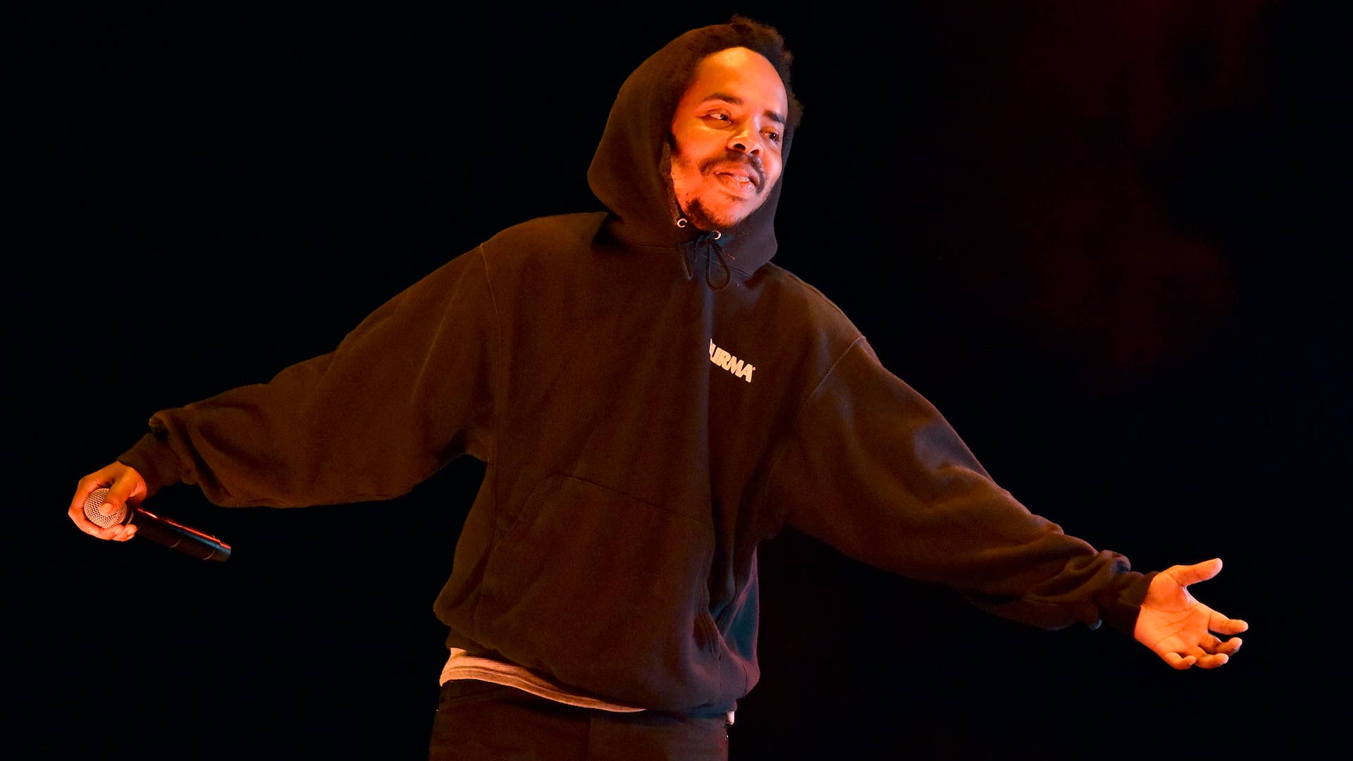 Earl Sweatshirt performs at Bill Graham Civic Auditorium.