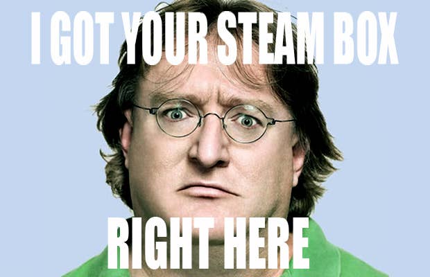 Valve and Gabe Newell Confirm Steam Box for Living Room PC Gaming