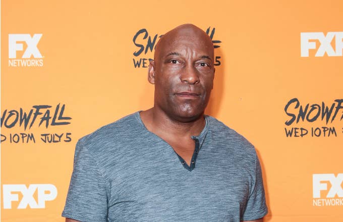 Director John Singleton attends the New York screening of 'Snowfall'