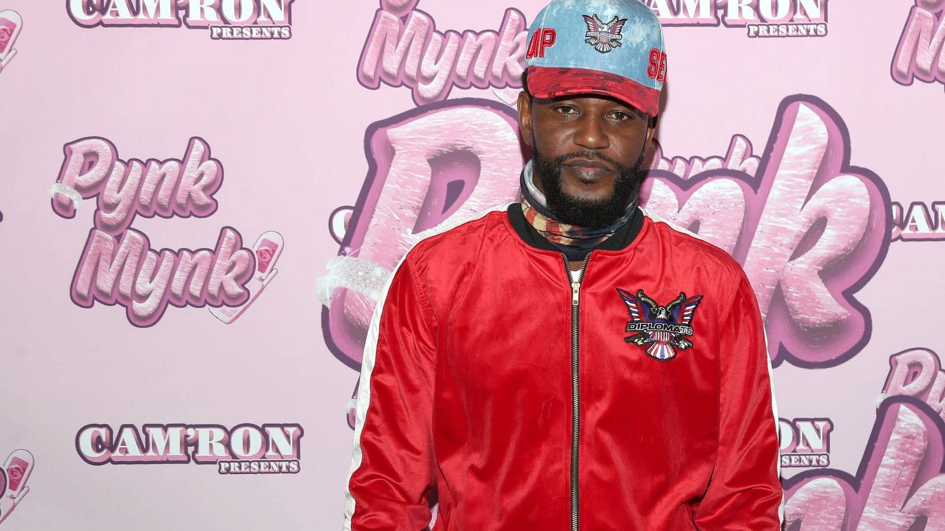 Rapper Cam'ron attends Cam'ron's Pynk Mynk Unveiling