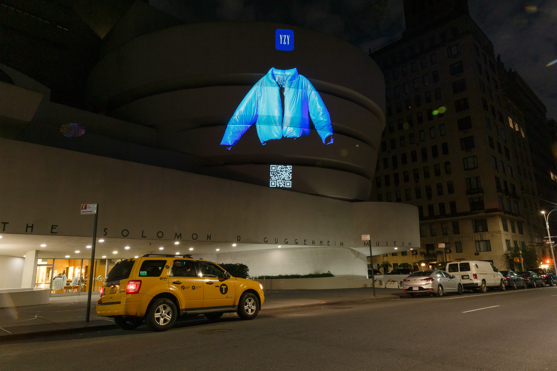 Yeezy Gap Projection Campaign 2021 New York City Guggenheim Museum