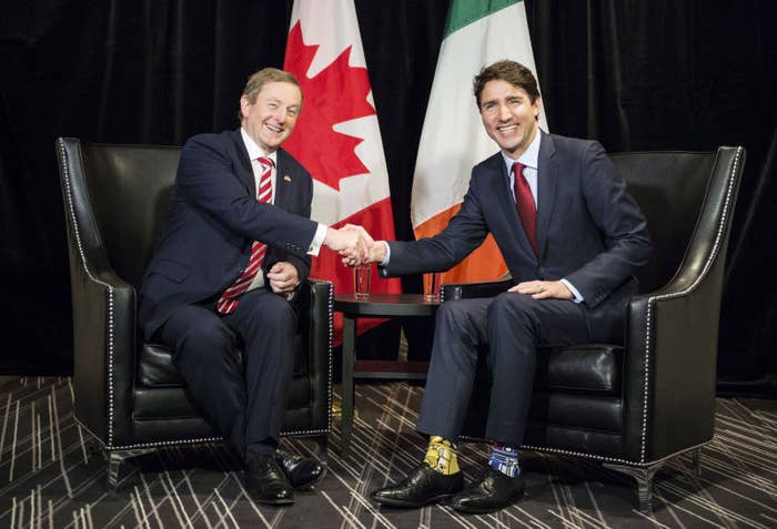 Justin Trudeau Wore Star Wars Socks To Meet Enda Kenny