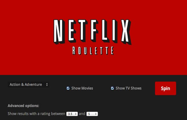 Netflix roulette site new arrivals