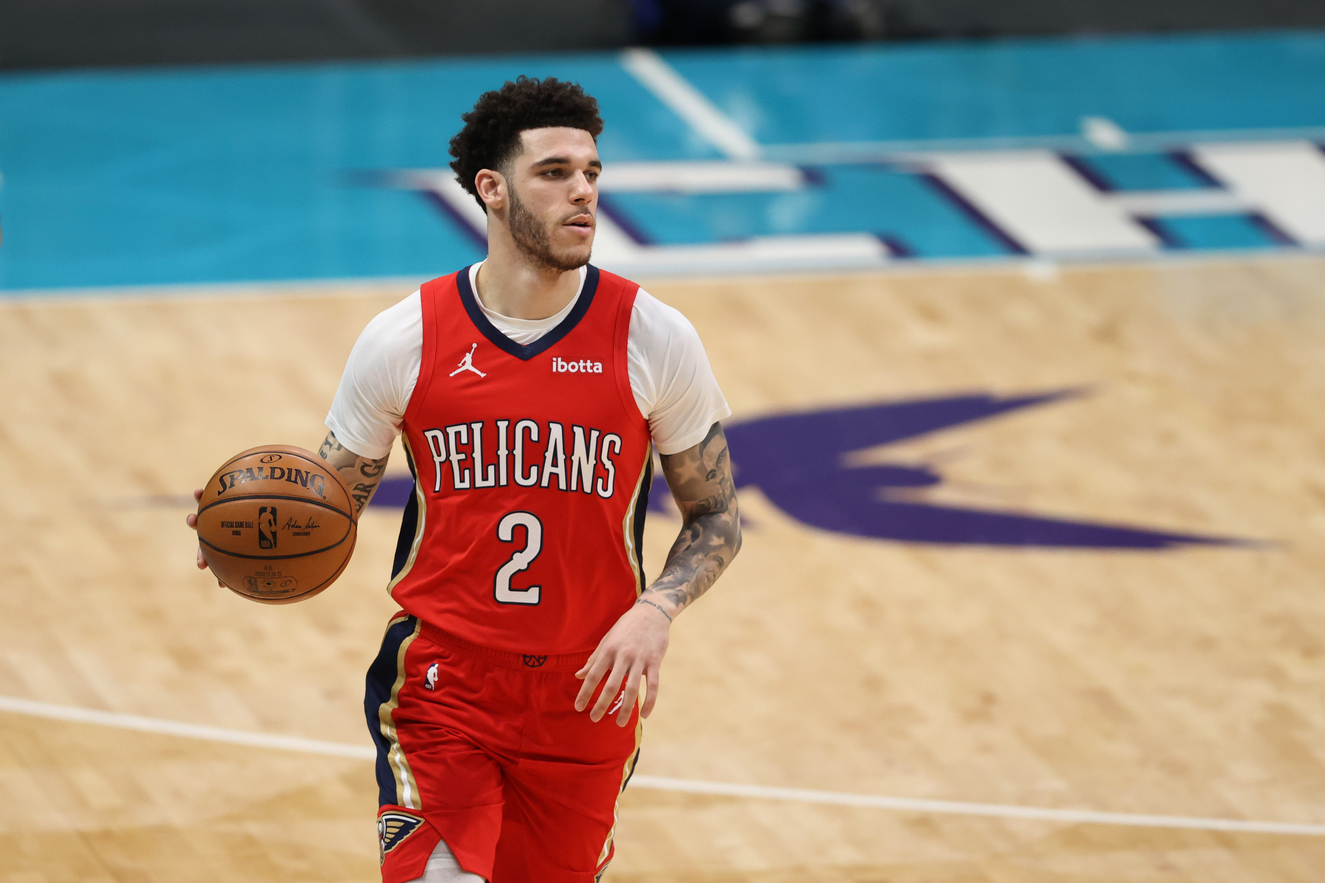 Lonzo Ball Pelicans Hornets 2021 2