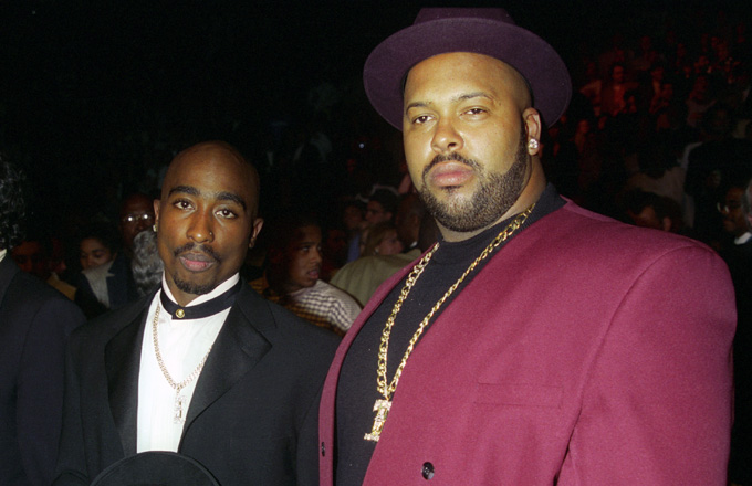 Suge Knight with Tupac